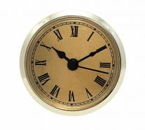 Gold Roman Clock Insert 2-5/16 inch